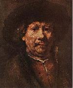 REMBRANDT Harmenszoon van Rijn Little Self-portrait Spain oil painting artist